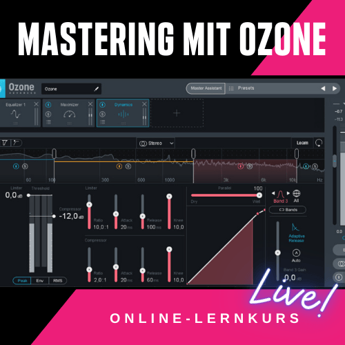 Mastering mit iZotope Ozone - Lernkurs Workshop - Online-Kurs
